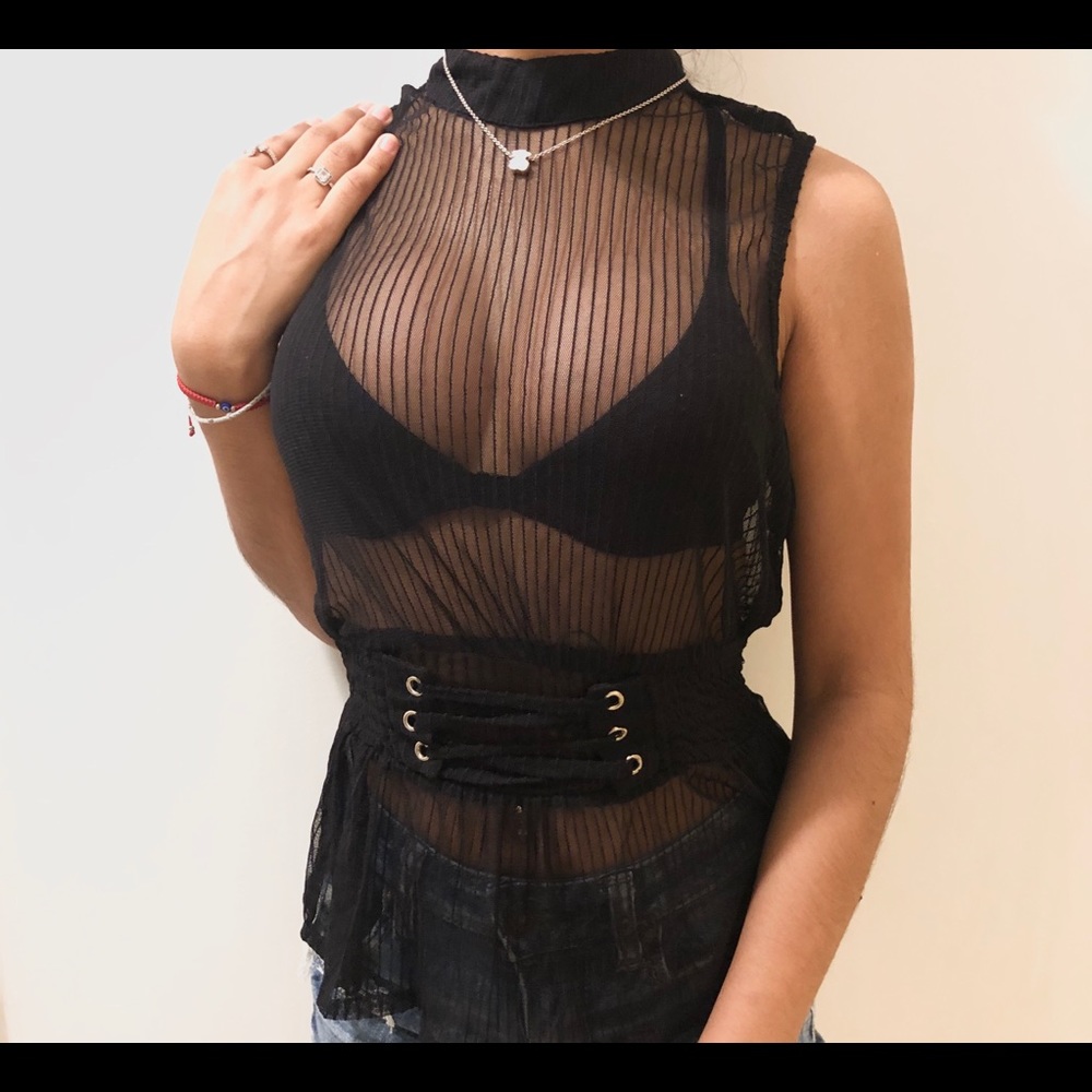 COPY - Guess sheer top
